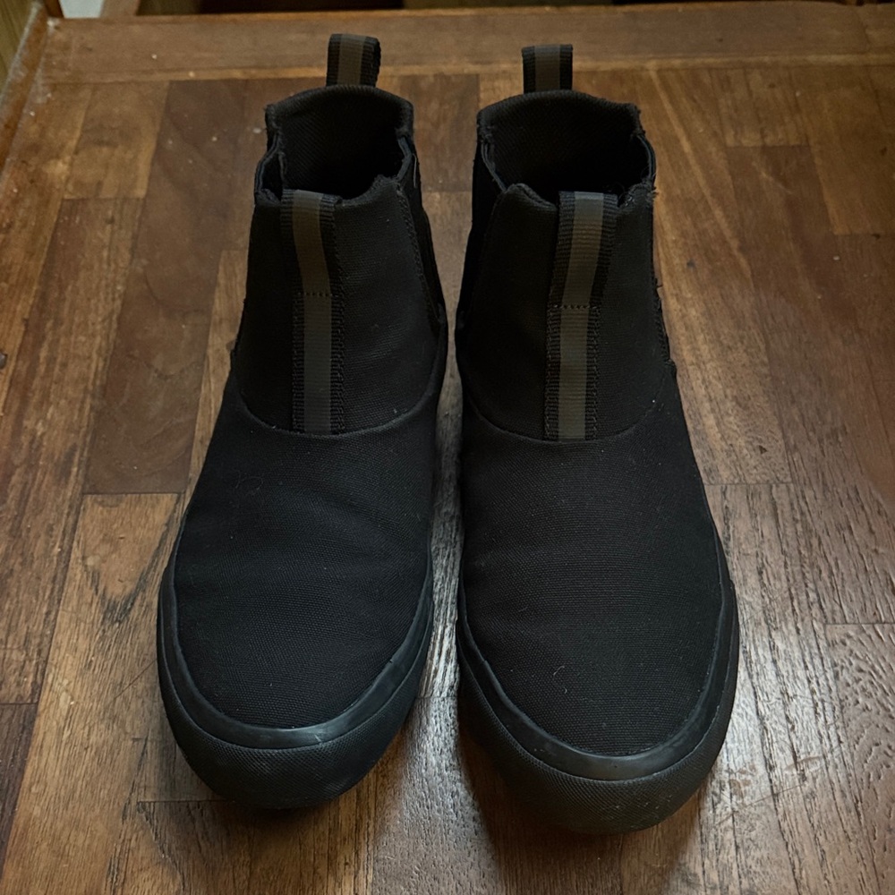 Chrome Industries Black High Top Slip Ons